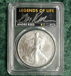 2021�N PCGS MS 70 �^�C�v2 �t�@�[�X�g�v���_�N�V���� �V���o�[�C�[�O�� 1�h���A�A���h���E���[�h���M�T�C������