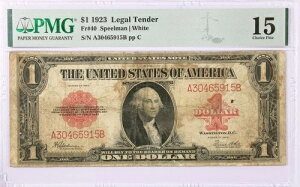 1923�N 1�h�������i��^�j���b�h�V�[�� Fr#40 PMG Choice Fine 15 �X�e���h�O���X