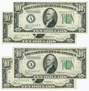 FR #2008 $10 1934C 4�̘A�M������s�� �����n�� DC-6096