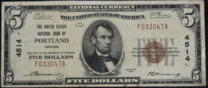 1929 VF25 Fr. 1800-1 �i�V���i������ 5�h���APCGS�AF033047A