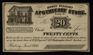 1863�N 20�Z���g �}�E���g�E�v���U���g��� ���N�X�x���[ MA �p���� - CA1063