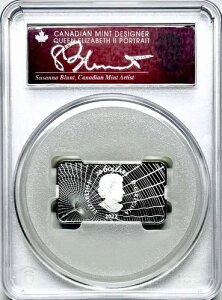 2022�N 20�h�� �J�i�_ �V���o�[ 1�I���X ���[�R�� �G���J�E���^�[ PCGS PR70 DCAM FDOI ~�X�U���i�E�u�����g