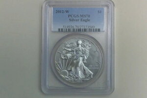 2012�N W (��) PCGS MS70 �V���o�[ �C�[�O���X�|�b�g�t�� -