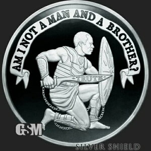 2023�N �V���o�[�V�[���h am I NOT A MAN AND A BROTHER V2 1Z �v���[�t-