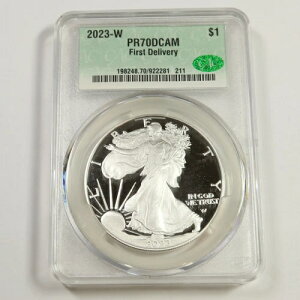 2023�N W CAC PR70 DCAM - 1�I���X �V���o�[ �A�����J���C�[�O���R�C�� SAE US�R�C�� #52010A-