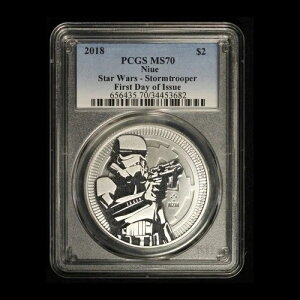 2018�N �j�E�G 2�h�� �X�^�[�E�H�[�Y �X�g�[���g���[�p�[ PCGS MS70 ���s���� 1�I���X �V���o�[