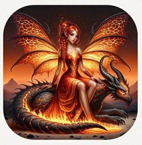 Hayleybug 2�I���X The Cinder Throne Dragon Girl �V���o�[�S�[���h�v���[�g ������ 5 �o�[ #1