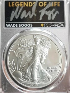 2021�N $1 �A�����J���V���o�[ �C�[�O�� PCGS PSA MS70 ���W�F���h �I�u ���C�t �E�F�C�h �{�b�O�X 100��1��-