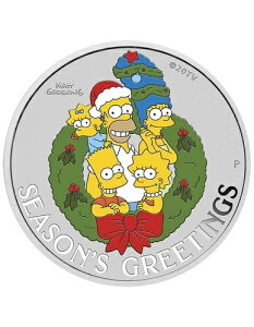 1 Unze Simpsons Weihnachtsgr??e Seasons Greetings 2022 1 �I���X �V���o�[ �J���[ �u���X�^�[