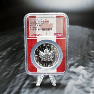 2024�N �J�i�_ 20�h�� �V���o�[ ML NGC Rev PF70 UHR �p���Z�[�e�B���O�t�H���X�g �`���[���Y3��