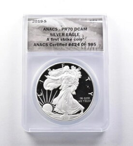 PR70 DCAM 2019-S �A�����J���V���o�[�C�[�O��FS ANACS *3015-