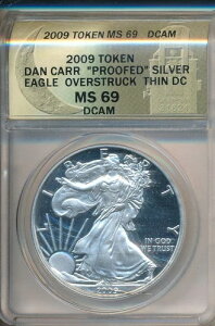 2009 Token Dan Carr �v���[�t�C�[�O���I�[�o�[�X�g���b�N���^ DC ** AnACS MS 69 DCAM **-