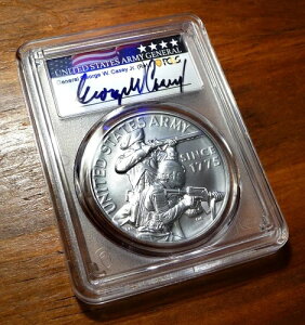2024-P �A�����J���R 1�I���X �⃁�_�� PCGS MS70 FDOI �W���[�W�E�P�C�V�[�E�W���j�A���R ���M�T�C������