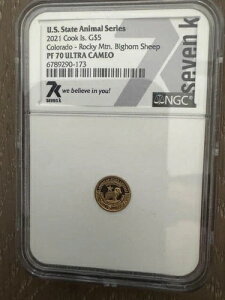 7K NGC 2021 �N�b�N���� �R�����h���b�L�[�}�E���e�� �r�b�O�z�[���V�[�v 1/2 gr ���� PF70