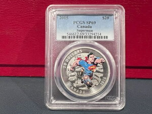2015�N 20�h�� �J�i�_ �X�[�p�[�}�� PCGS SP69 (DJ)