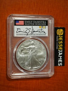 2022�N �V���o�[�C�[�O�� PCGS MS70 �t�@�[�X�g�X�g���C�N �G�~���[�E�_���X�g�� ���M�T�C������ �t���b�O���x��