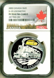 2002�N �J�i�_ S$20 D-10 �@�֎� �z���O���� �A���V���[�Y NGC PF70 UC