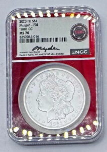 2023 �t�B�W�[ 1881 �J�[�\���V�e�B ??NGC MS70 �f�r�b�h�E���C�_�[���M�T�C��??
