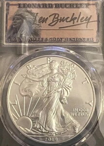 2019 W $1 �V���o�[ FS �o�[�j�b�V���h �C�[�O�� PCGS SP70 Pop.25 ���I�i���h�E�o�b�N���[����