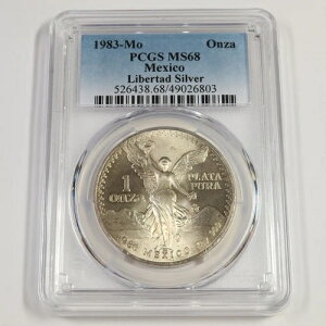 1983�N Mo PCGS MS68 - ���L�V�R - �g�[�����H 1�I���X �V���o�[ ���x���^�b�h �I���U #49717A