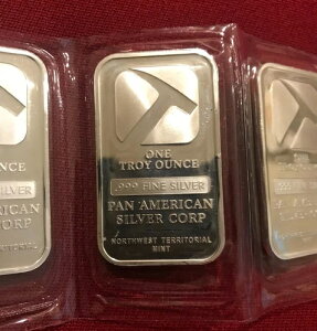 PAN American Silver Corp.����NWTM��1�I���X999�V���o�[PamAm�o�[�B1980�N�ピ�B���e�[�W�o�[�B