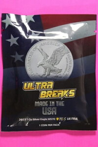 2023 Ultra Breaks MS 70 �V���o�[ �C�[�O�� �V�[���p�b�N PCGS �E���g���F�� �X���u 6127-