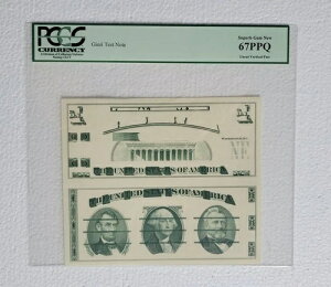 GIORI �e�X�g�m�[�g �J�b�g�Ȃ� �c�y�A PCGS 67 PPQ �ɏ��� �V�i�u�n�C�O���[�h 67�v