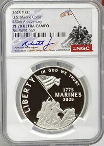 �A�����J�C����250���N�L�O 2025�N ��� - NGC PF70�A���������x��