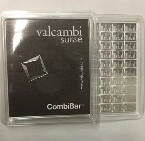 100�O���� Valcambi Silver CombiBar (100x1g�A�A�b�Z�C�t��)
