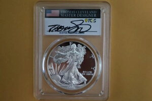 2001-W �V���o�[�C�[�O�� PCGS PR70 DCAM �g�[�}�X�E�N���[�u�����h �T�C������ �}�O�i���E�I�v�X