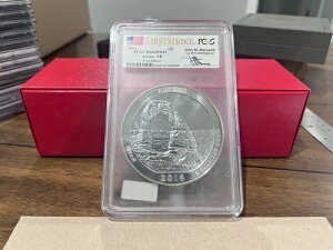 2014�N P Arches 5�I���X NP PCGS MS69 DMPL �f�B�[�v�~���[�v���[�t �W�����E�}�[�J���e�B�T�C������