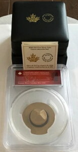 2020�N 25�h�� �J�i�_ 1.5�I���X �V���o�[ �}�E���e�B�n�b�g �M���g �� �}�b�g PCGS MS70 �u�����g�V�O�l�`���[