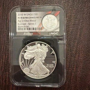 Bullion Plus Evolved �V���[�Y 1 - �f���A���R�C���X���u - 2010W - ASE PF70UC 1�I���X+1/10th A
