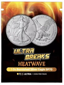 Ultra Breaks HEATWAVE SP70 バーニッシュ 1オンス シルバーイーグル 未開封 Most Gold Chase!??