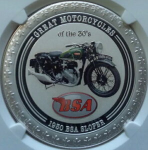 �� BSA �X���[�p�[ �O���[�g ���[�^�[�T�C�N�� 1�I���X 999 �V���o�[ �J���[���C�Y 2007�N �N�b�N���� NGC PL70