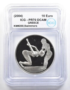 (2004) �M���V�� 10 ���[���I�����s�b�N���j�I�� KM#200 PR70 DCAM ICG *4041