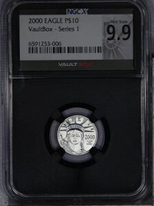 2000 �v���`�i�C�[�O�� P$10 �{�[���g�{�b�N�X �{�[���g�{�b�N�X �V���[�Y1 NGC X 9.9 MS69