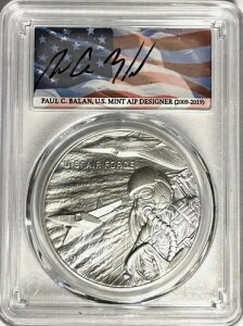 2022 S �V���o�[���_�� PCGS �o�����X 1�I���X ���[�|�b�v US AIR FORCE MS70 �i�C�X -�A�C�e���ԍ� NER