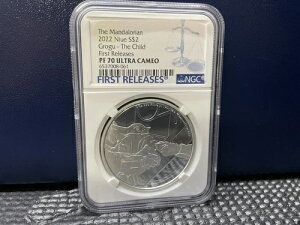 2022 �X�^�[�E�H�[�Y �}���_�����A�� NGC PF70 NIUE $2 GROGU -The Child FR W/ogp