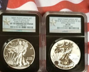 2013 W �E�F�X�g�|�C���g �C�[�O�� SET NGC SP 70 �G���n���X�h�t�B�j�b�V�� & PF 70 ���o�[�X�v���[�t