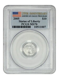 2005�N 10�h�� ���R�̏��_�� PCGS MS70 - 10�h�� �v���`�i�C�[�O��
