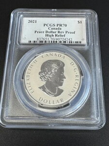 2021�N PCGS PR70 �J�i�_ �T�C������ �X�U���i�E�u�����g �s�[�X�_���[ �����v���[�t �n�C�����[�t