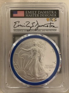 2022�N W-�����ꂽ�A�����J���V���o�[�C�[�O��-PCGS-SP70-Adv. �����[�X - �_���X�g�� - MDS-