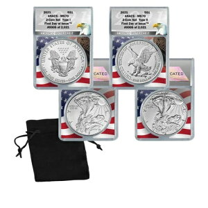 2021 ANACS MS 70 �^�C�v2����у^�C�v1 ASE FDOI����ł���2021 Eagle Flag Core�܂�