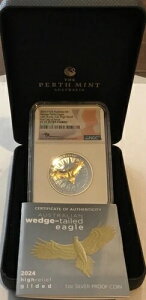 2024�N �I�[�X�g�����A �E�F�b�W�e�[���C�[�O�� 10th �����b�L NGC FDOI PF70 UC �T�C������ 1�I���X �V���o�[