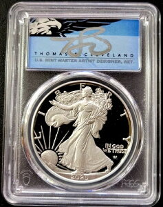 2025-W �V���o�[�C�[�O�� FDOI �u���[�C�[�O�� �g�[�}�X �N���[�u�����h PCGS PR70 DCAM POP 5 ���A