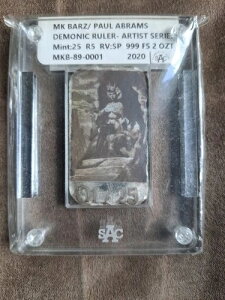 MK BARZ/PAUL ABRAMS DEMONIC RULER-ARTIST SERIE 25 �_�� 1 �_
