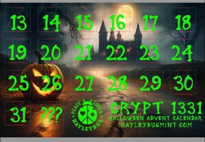 Hayleybug Crypt 1331 �n���E�B�� �A�h�x���g�J�����_�[ 999�� �V���o�[�J���[ UV���E���h ���J��