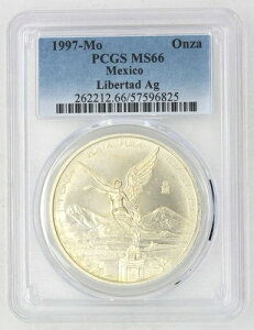 1�I���X �V���o�[ ���L�V�R ���x���^�b�h 1997 PCGS MS66 �L�[�f�[�g �g�b�v�G�N�X�v���X�z��