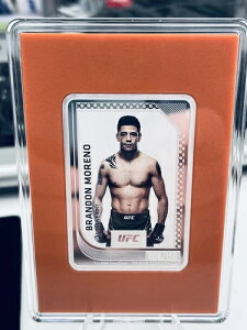 2024- UFC�g���[�f�B���O�R�C�� - �u�����h���E�����m - 1�I���X �V���o�[�v���[�t�R�C�� 008/150
